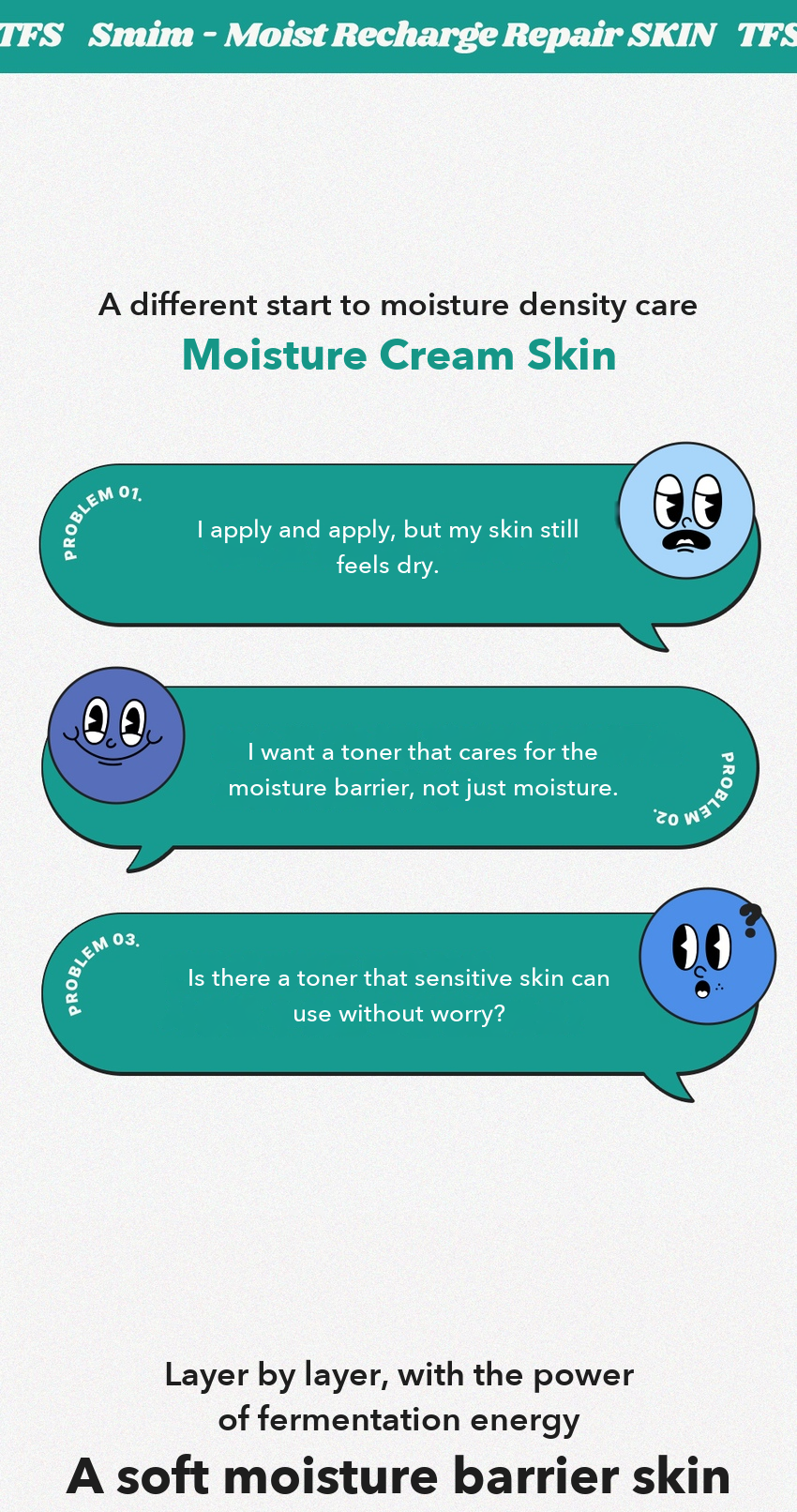 THE FACE SHOP The Smim Moist Recharge Repair Skin detail 02