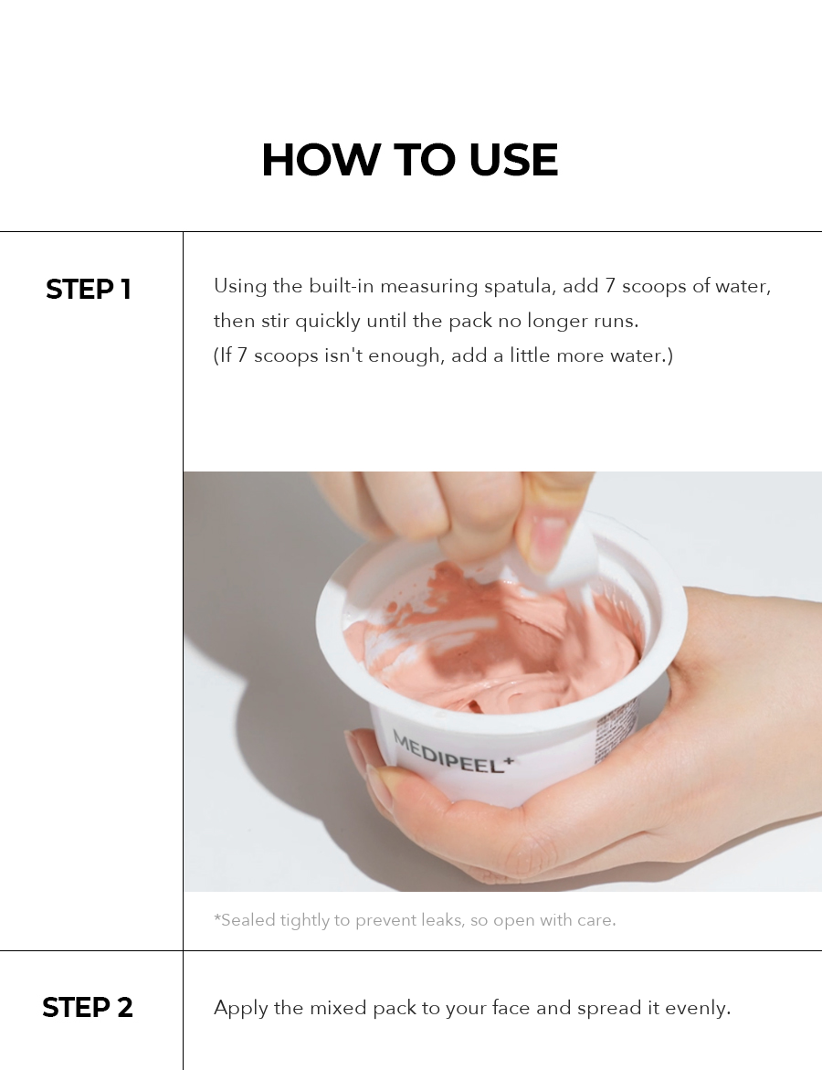 MEDIPEEL Lacto Pore Lifting Modeling Pack detail 06