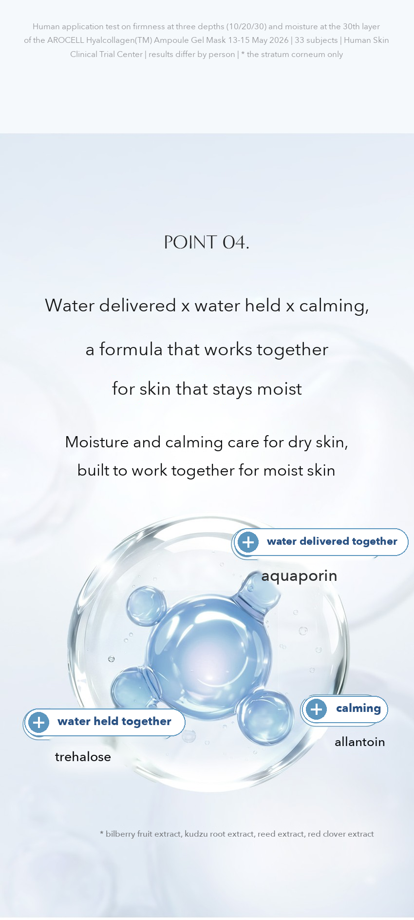 AROCELL Hyalcollagen Ampoule Gel Mask detail 08
