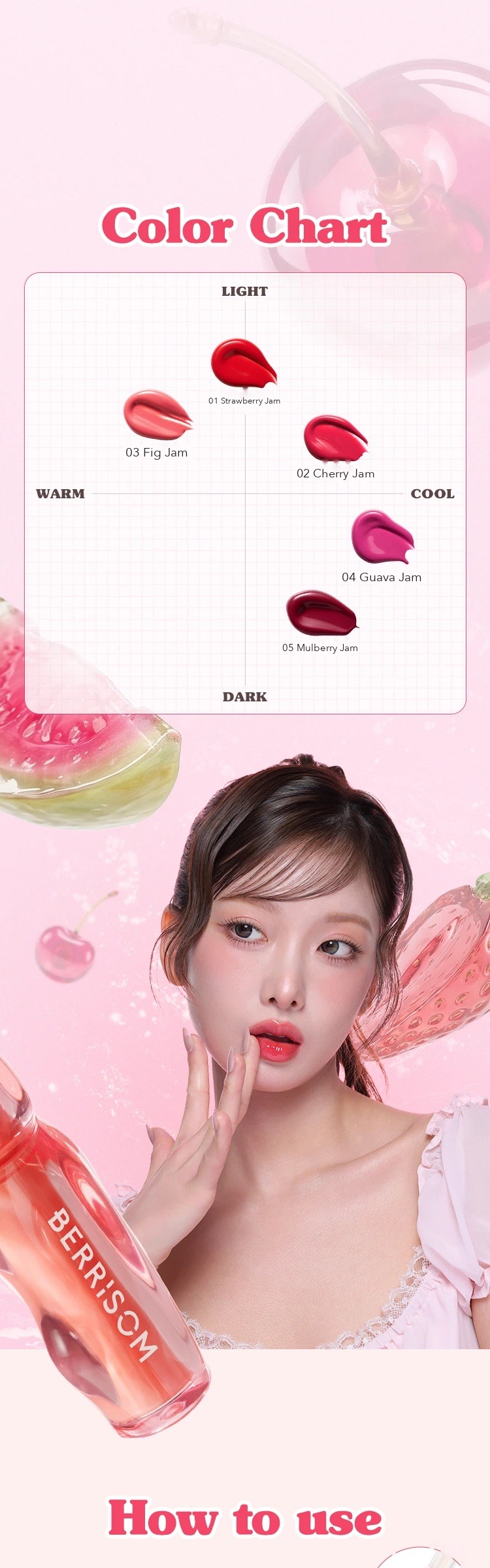 BERRISOM Juicy Jam Tattoo Tint 3ml detail 08