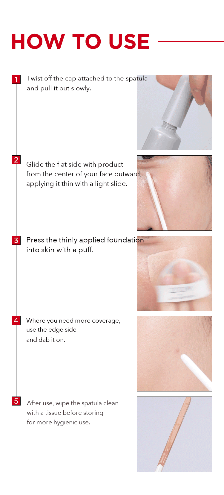 ZOOM by JUNGSAEMMOOL Dewy Fit Spatula Foundation 25ml detail 09