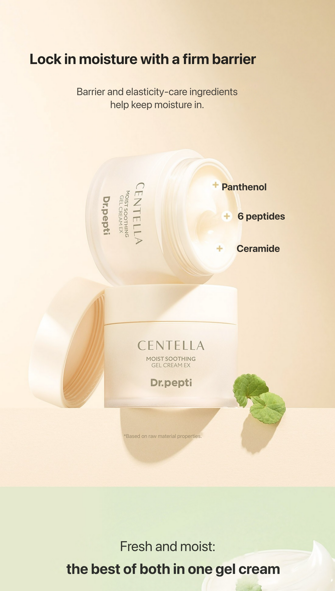 DR.PEPTI Centella Moist Soothing Gel Cream EX detail 11