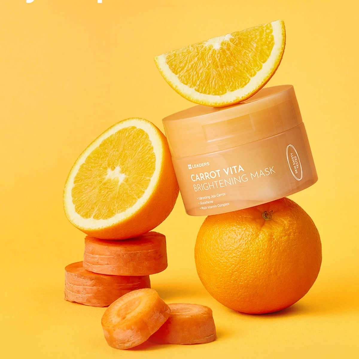 LEADERS Carrot Vita Radiance Mask 14 Sheets