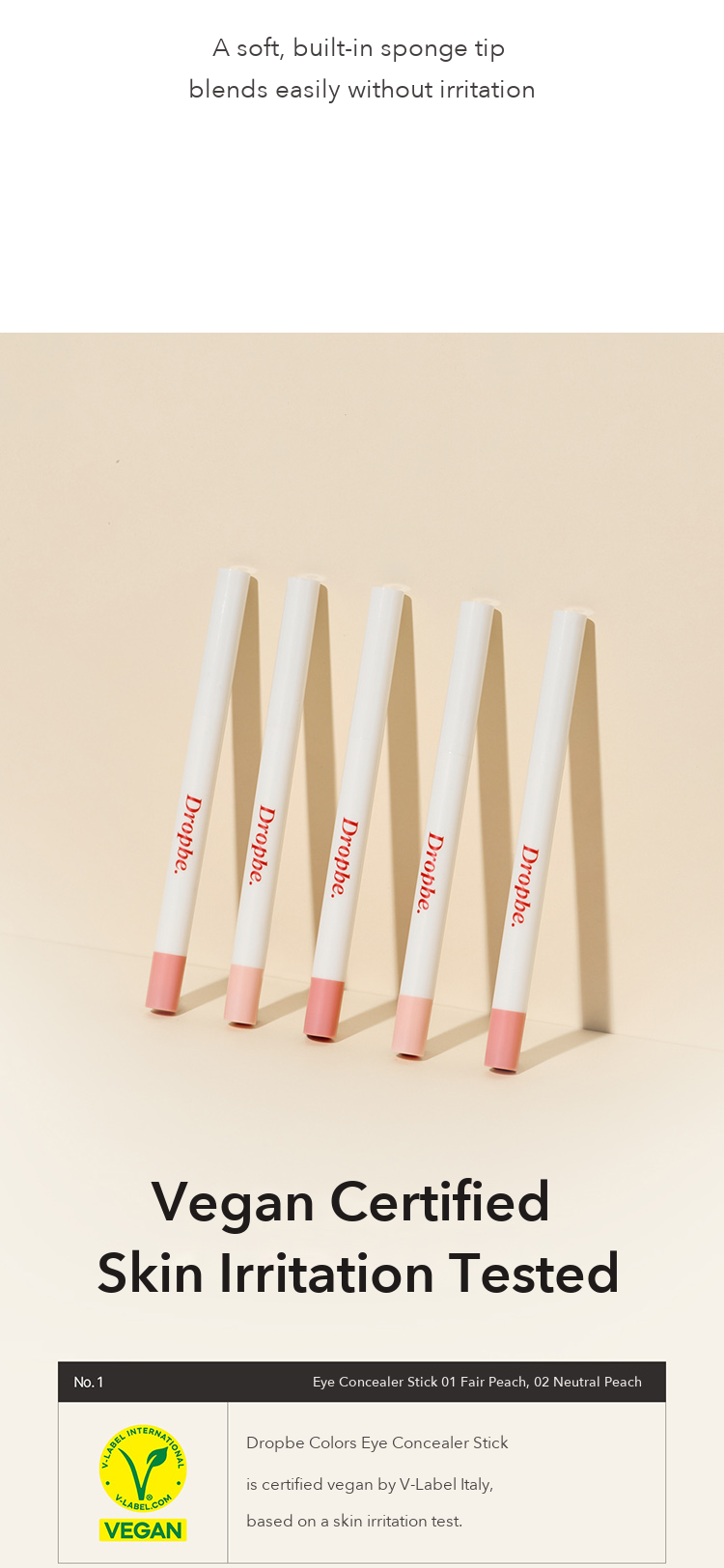 Dropbe Colors Eye Concealer Stick detail 5