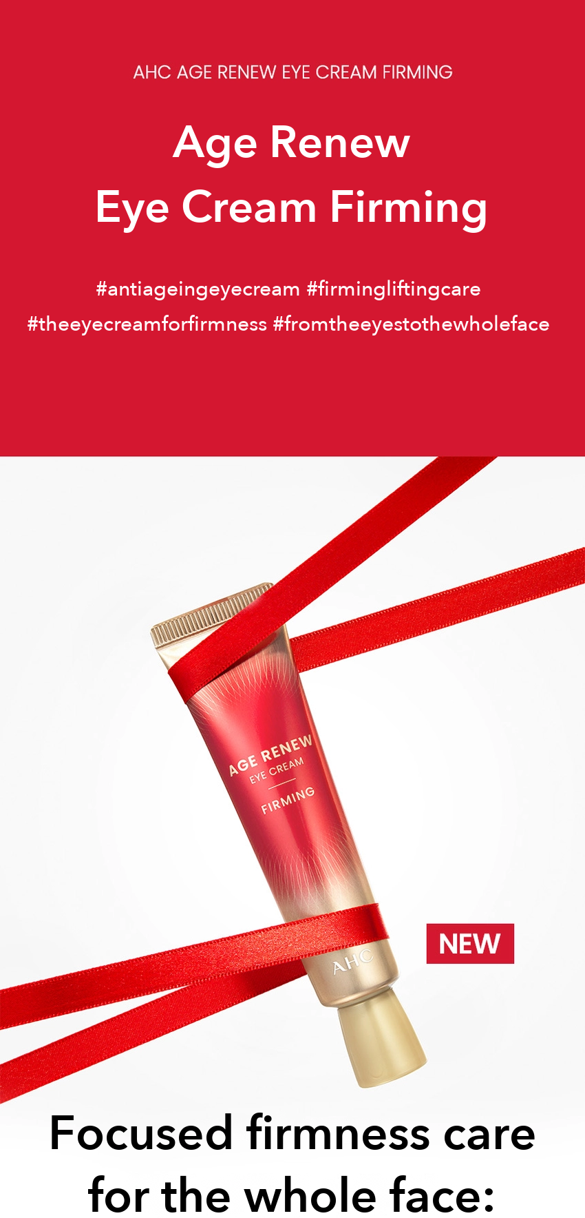 AHC Age Renew Eye Cream Firming detail 02