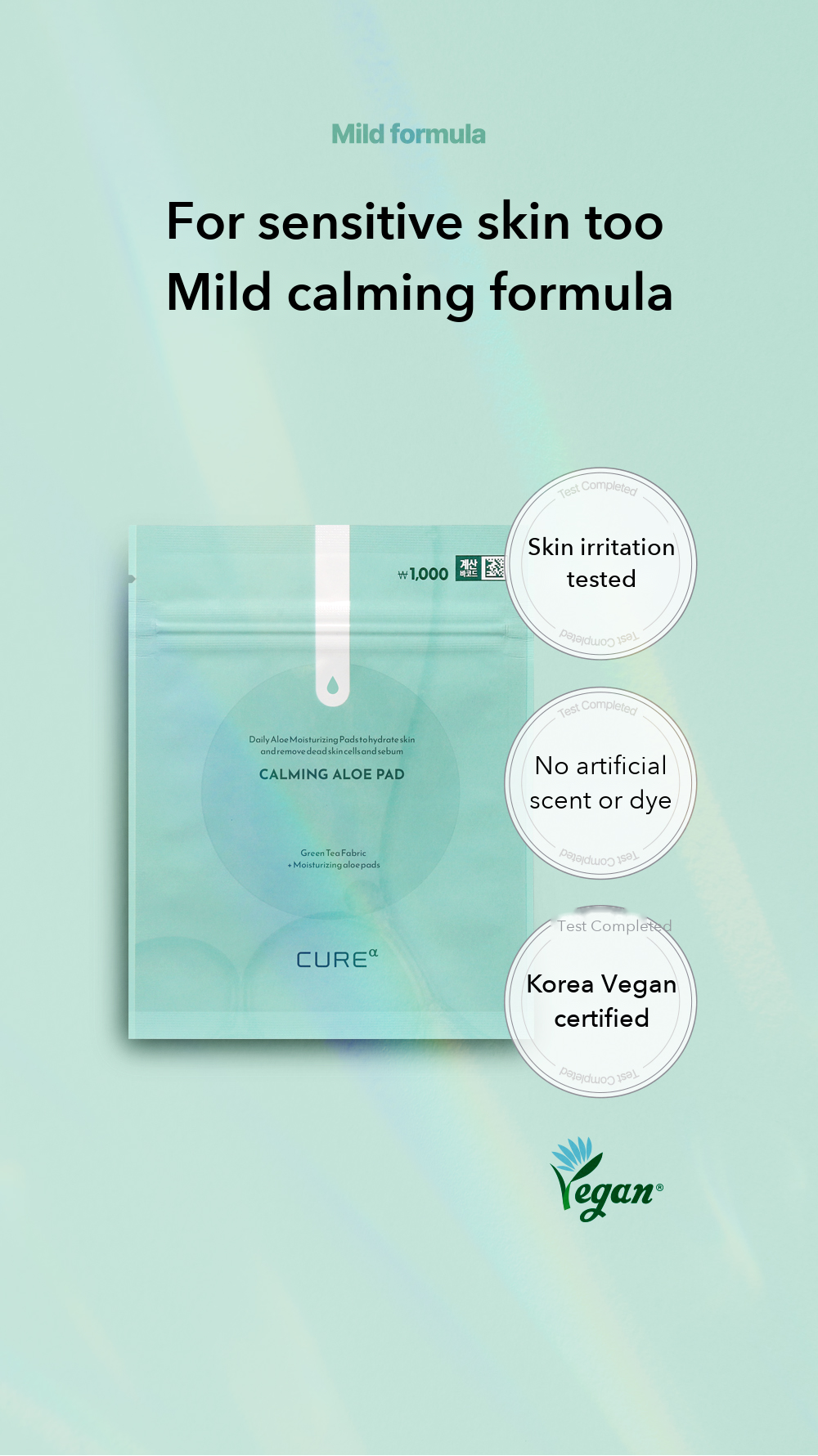 Kim Jeong Moon Aloe Cure Alpha Calming Aloe Pad 4 Pads detail 08