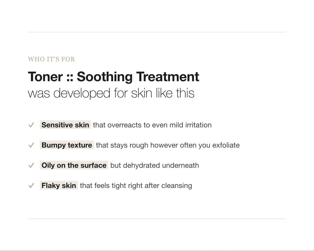 LA THEORIE Toner Soothing Treatment detail 02