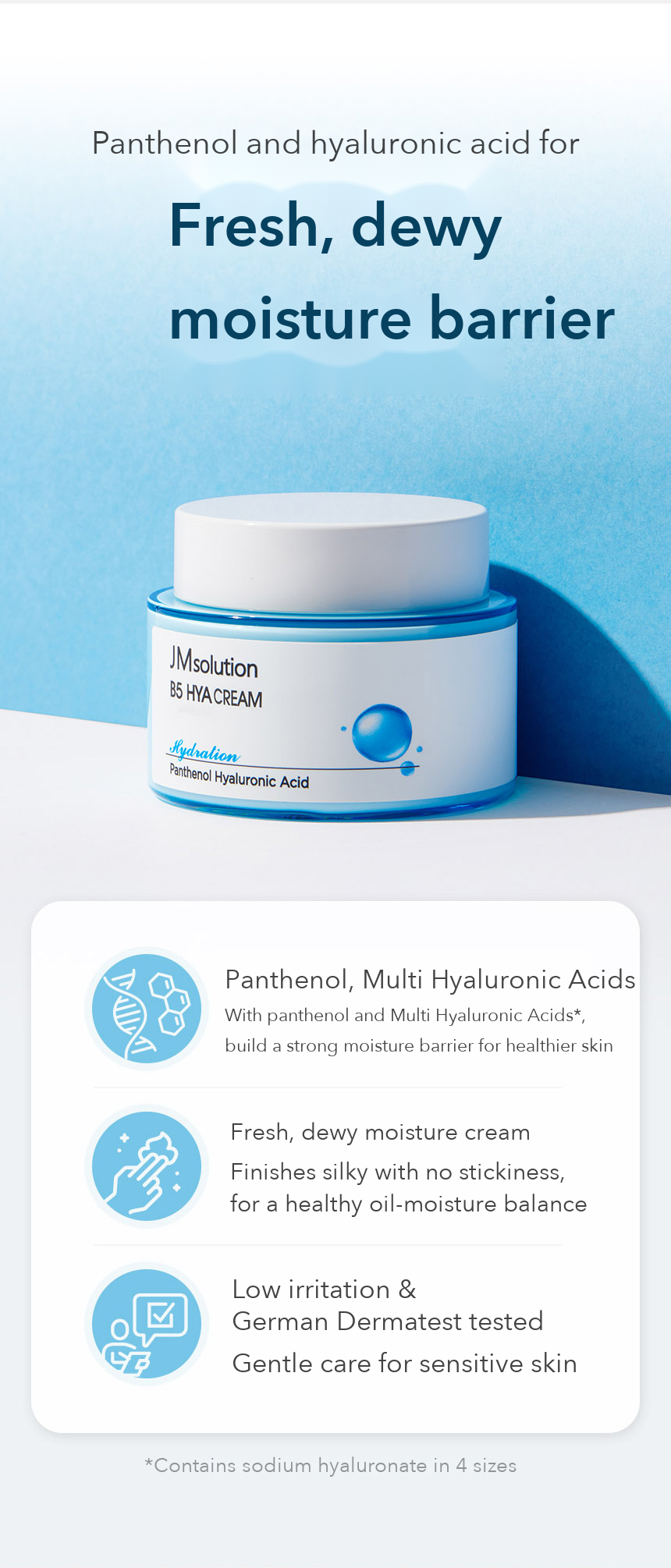 JMsolution B5 Hya Moisturizing Cream 60ml detail 02