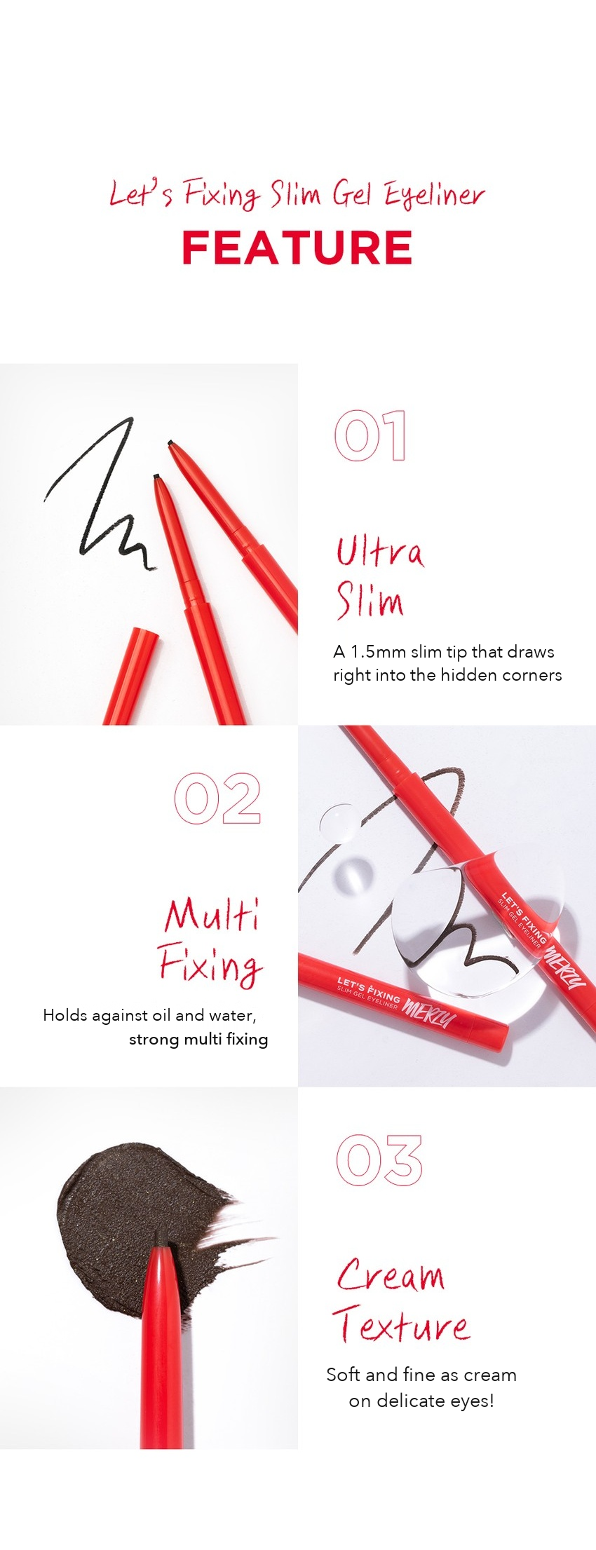 MERZY Let's Fixing Slim Gel Eyeliner 0.05g detail 03