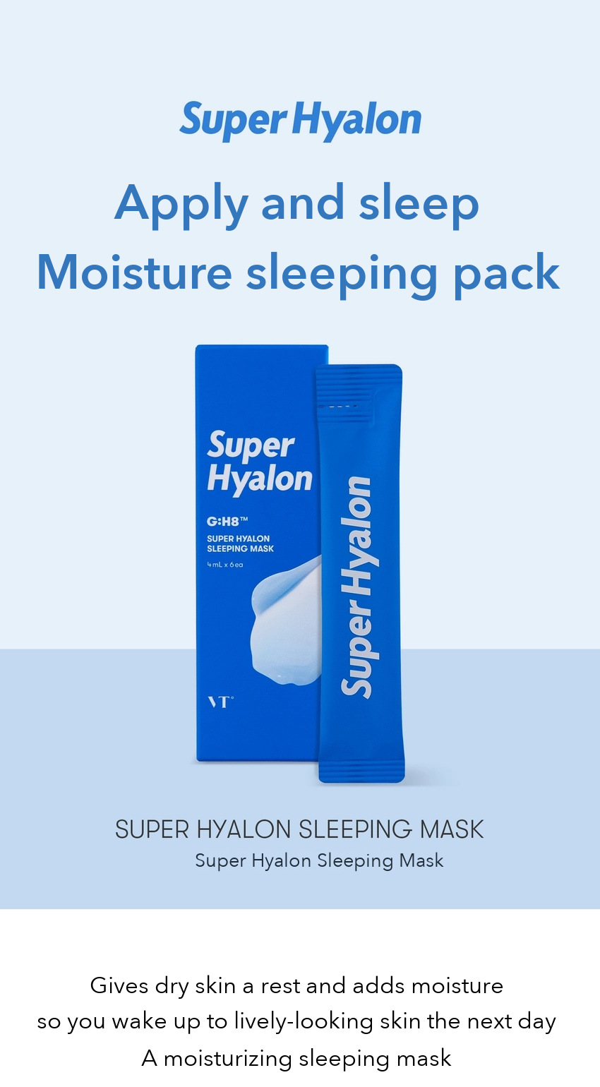 VT Super Hyalon Sleeping Mask 4ml x 6 detail 01