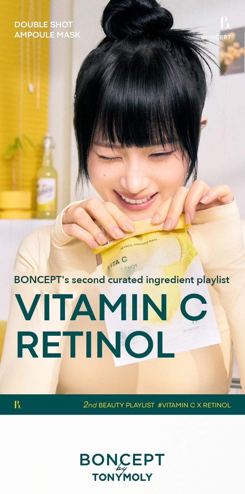 BONCEPT Vita C Double Shot Ampoule Mask detail 01