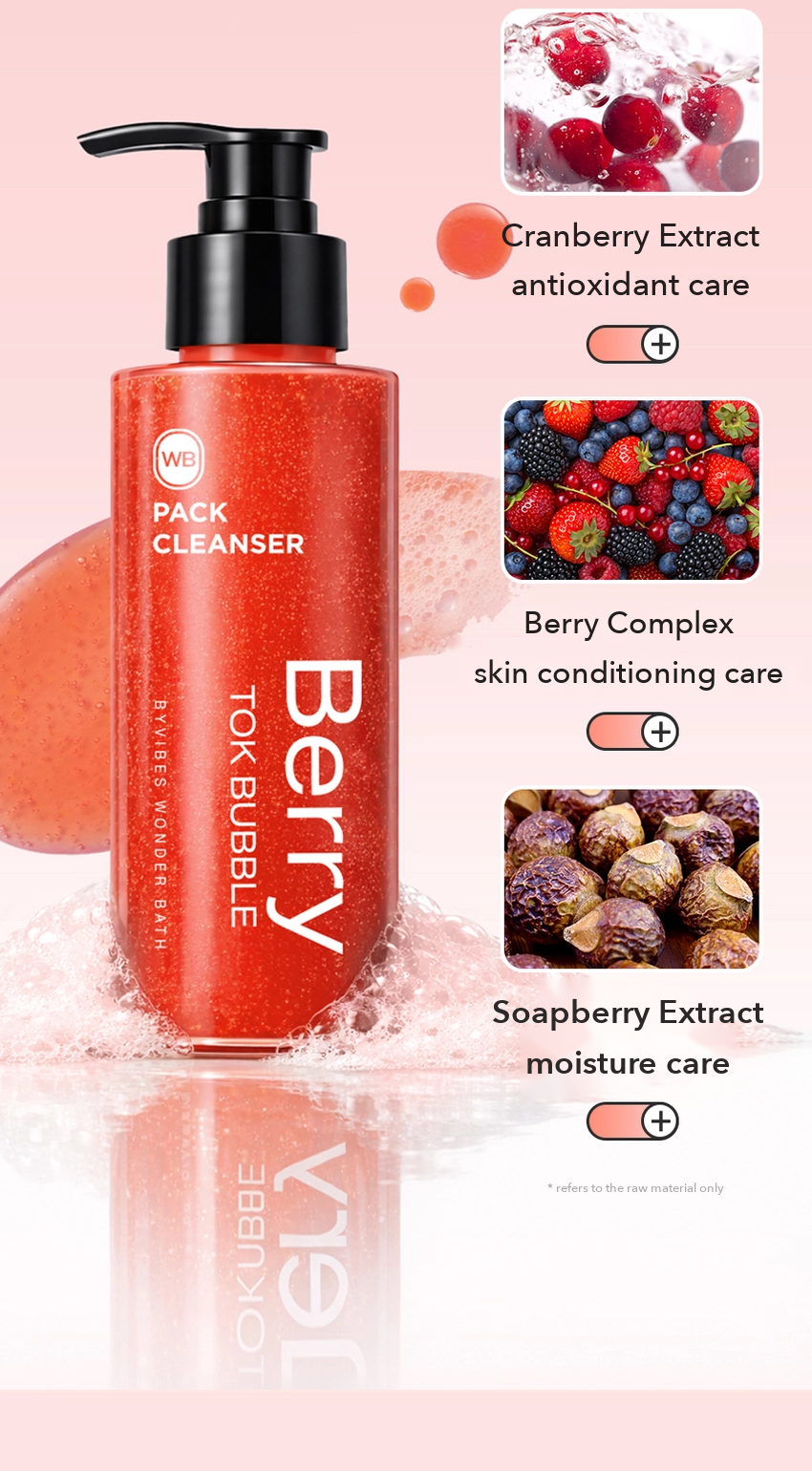 Wonder Bath Berry Tok Bubble Pack Cleanser detail 4