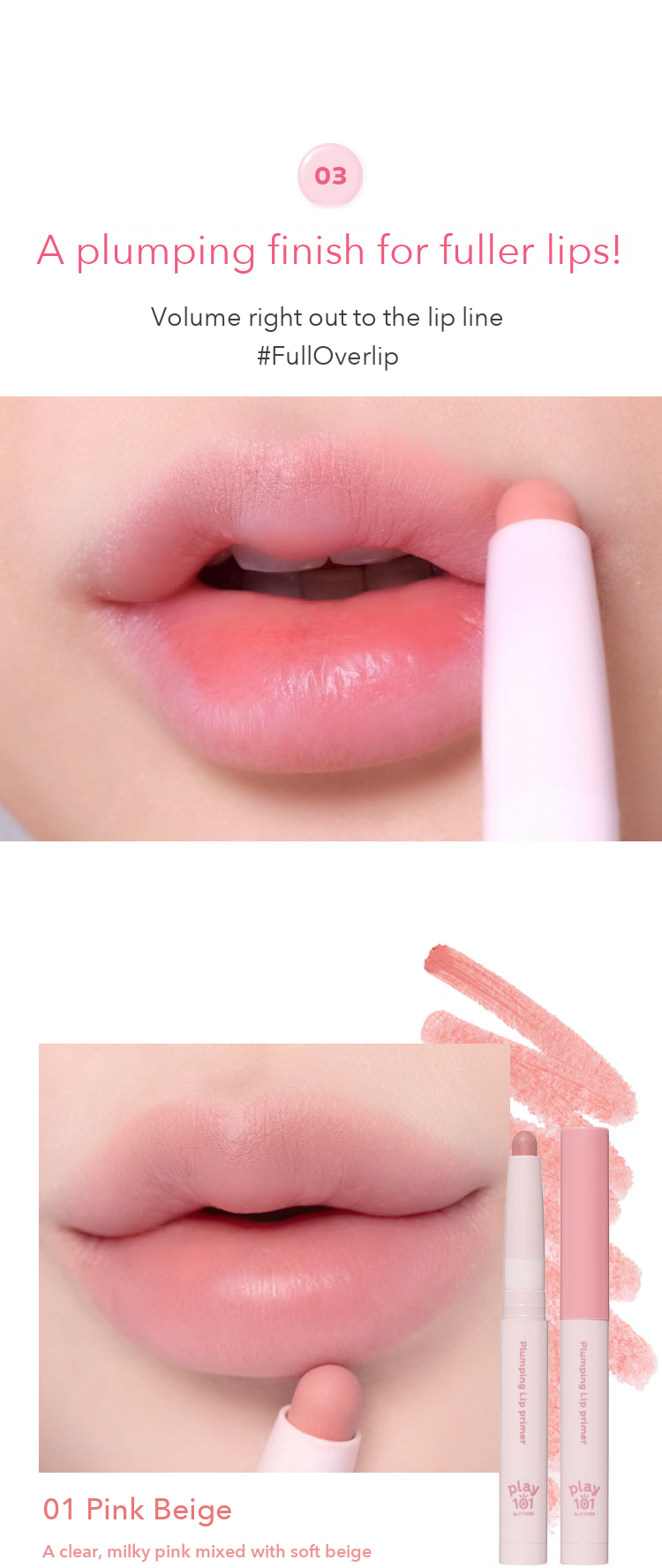 Play 101 by ETUDE Plumping Lip Primer detail 03