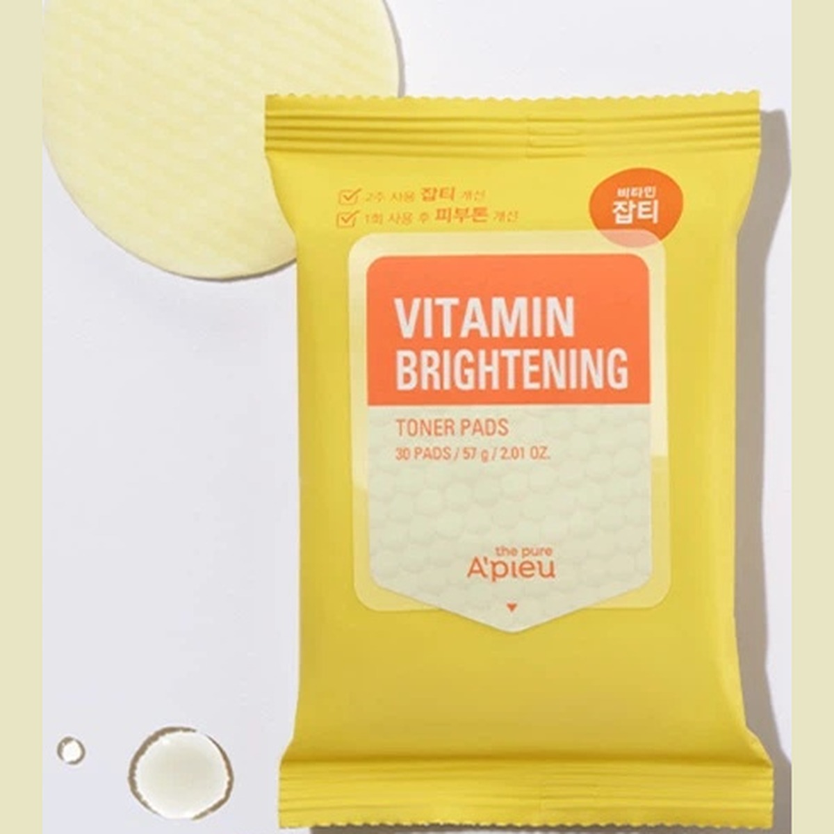 A'PIEU The Pure Vitamin Brightening Pad 57g (30 pads)