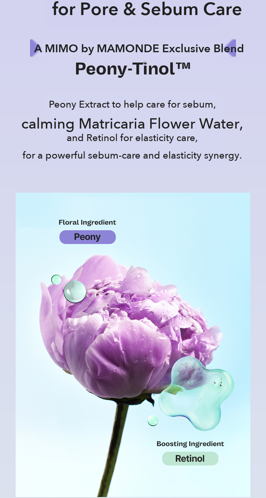 MIMO by MAMONDE Peony-Tinol Pore Ampoule detail 07