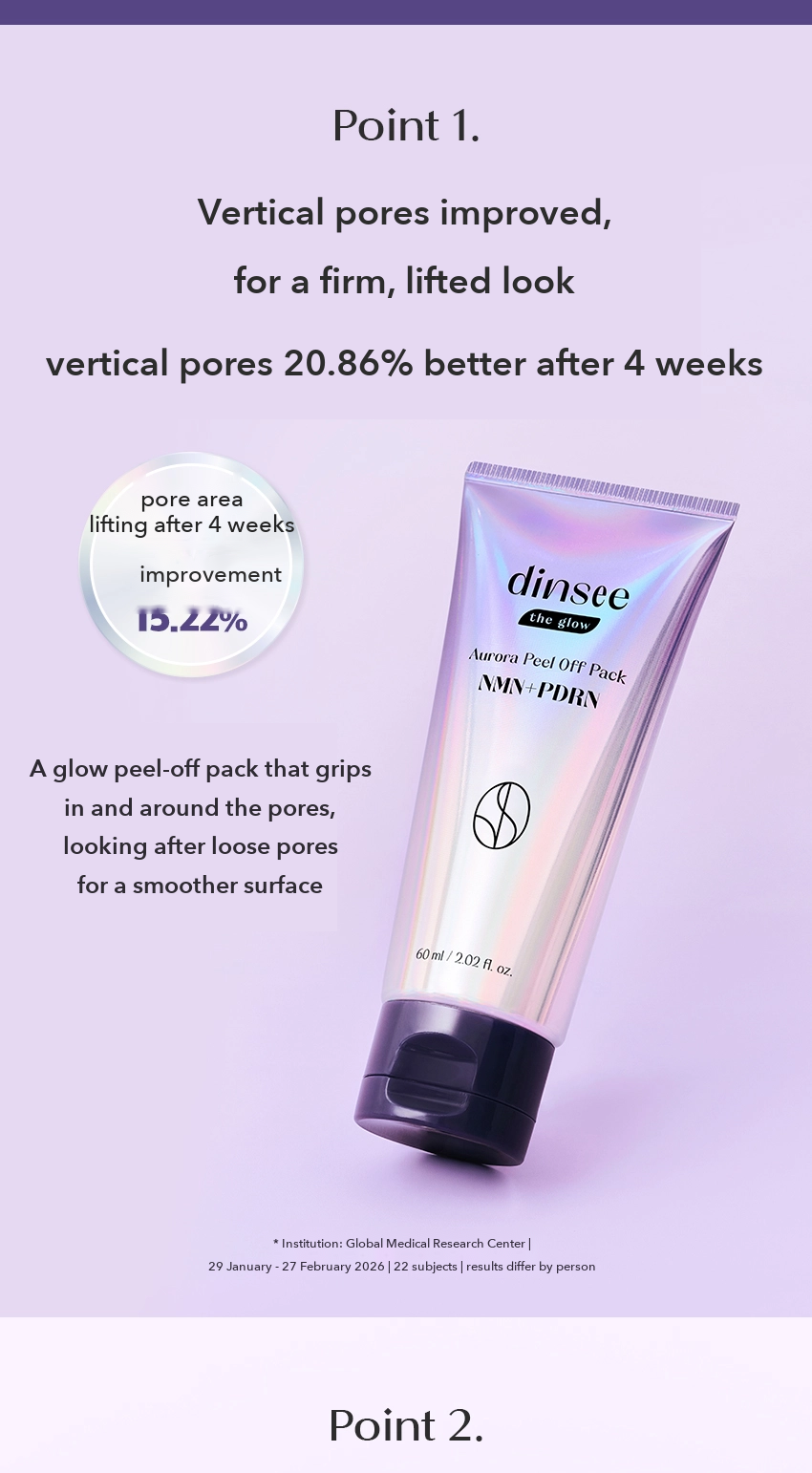 dinsee the glow Aurora Peel-Off Pack detail 02