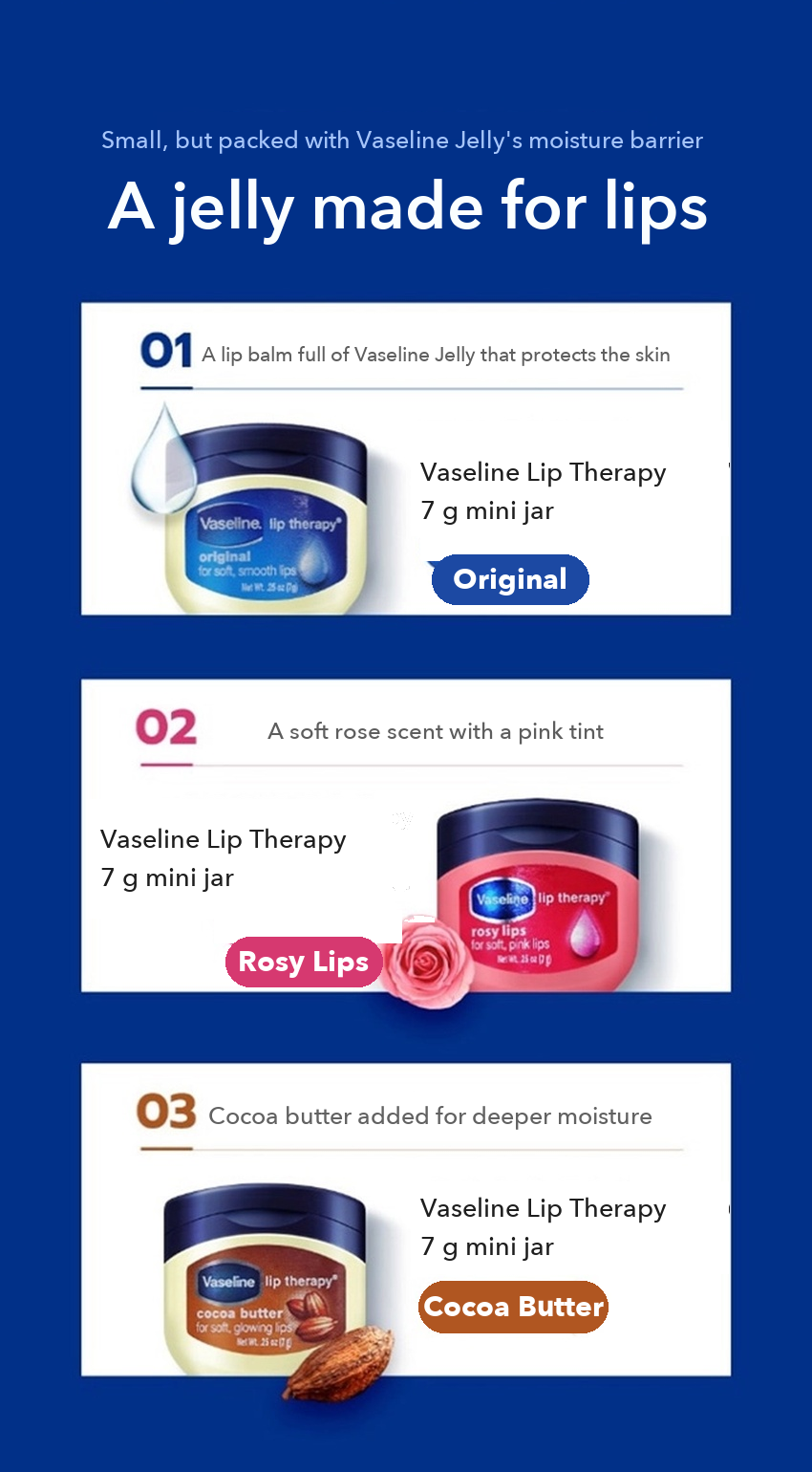 Vaseline Lip Therapy Cocoa Butter 7g detail 5