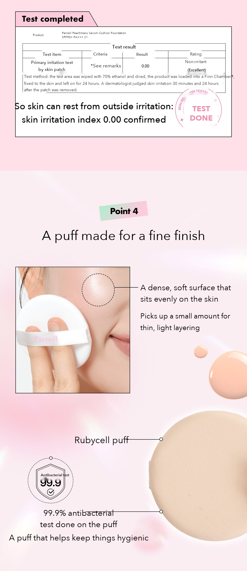 PARNELL Peachmanu Serum Cushion Foundation detail 06