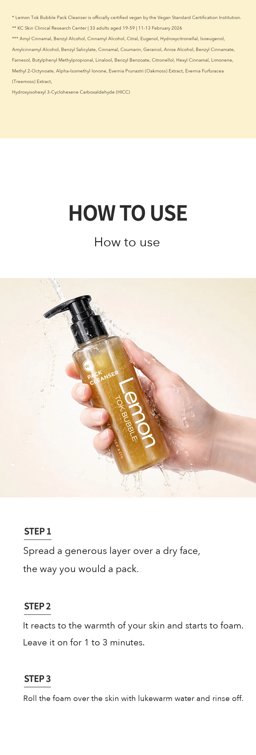 Wonder Bath Lemon Tok Bubble Pack Cleanser detail 07