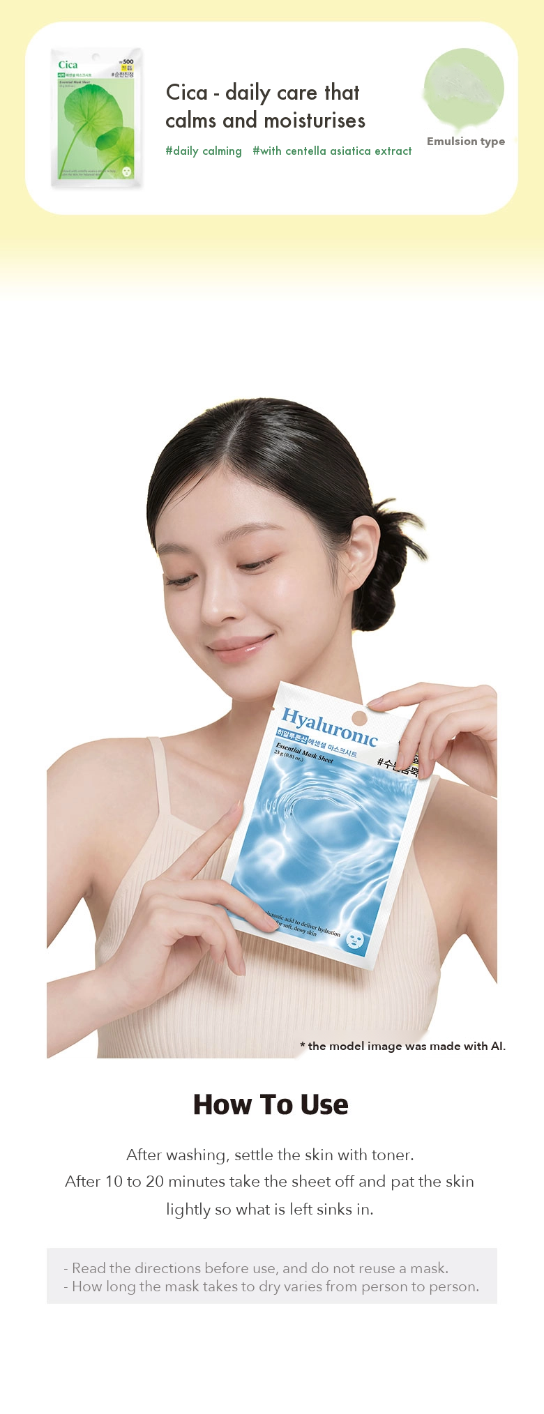 Olive Farm Essential Mask Sheet Hyaluronic Acid detail 05
