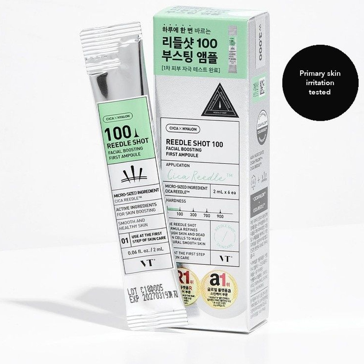 VT Reedle Shot 100 Facial Boosting First Ampoule 2ml x 6