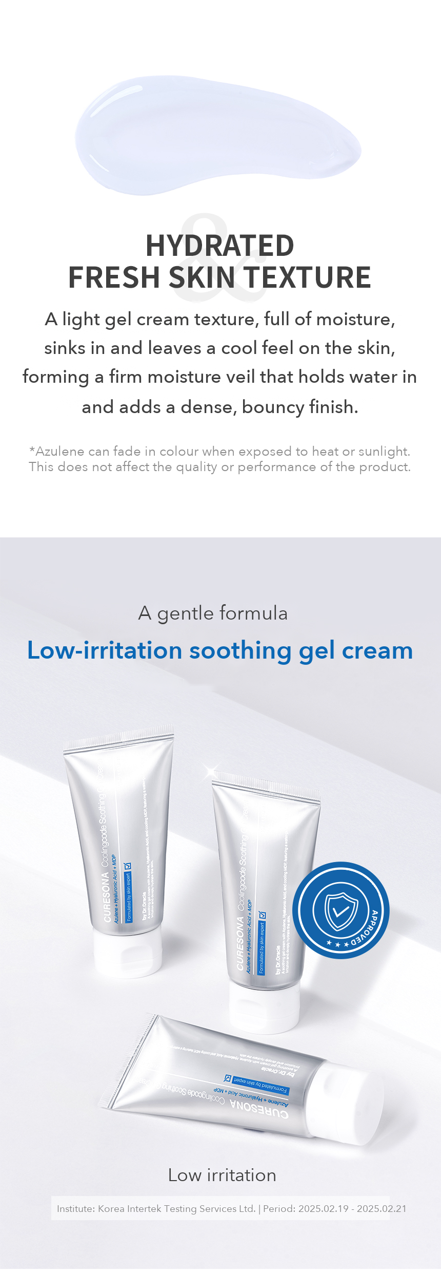 Dr.Oracle Curesona Coolingcode Soothing Gel Cream 50ml detail 07