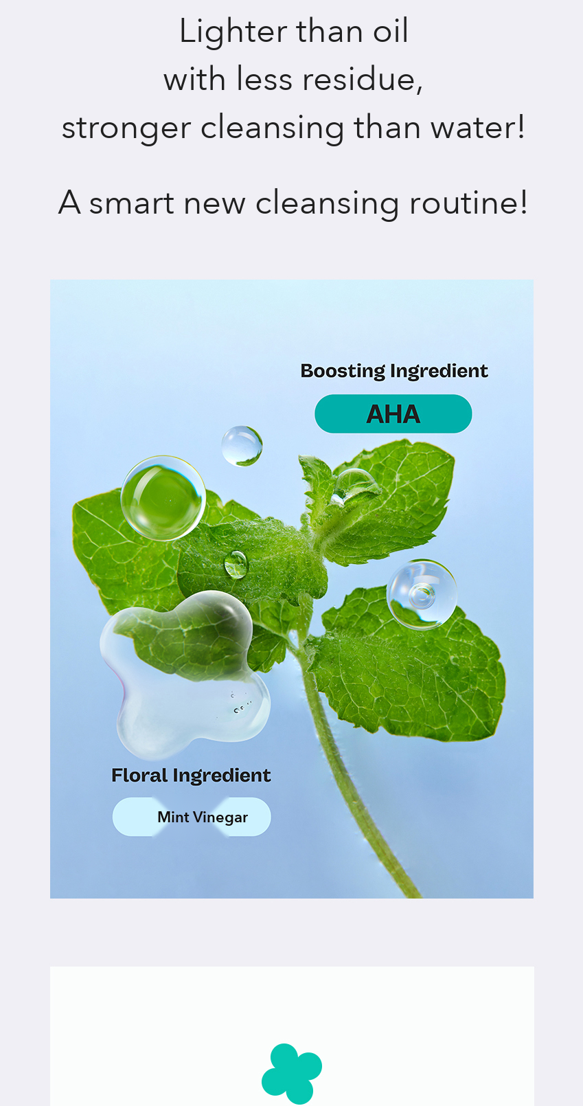 MIMO by MAMONDE Mint-AHA Cleansing Oil in Water detail 8