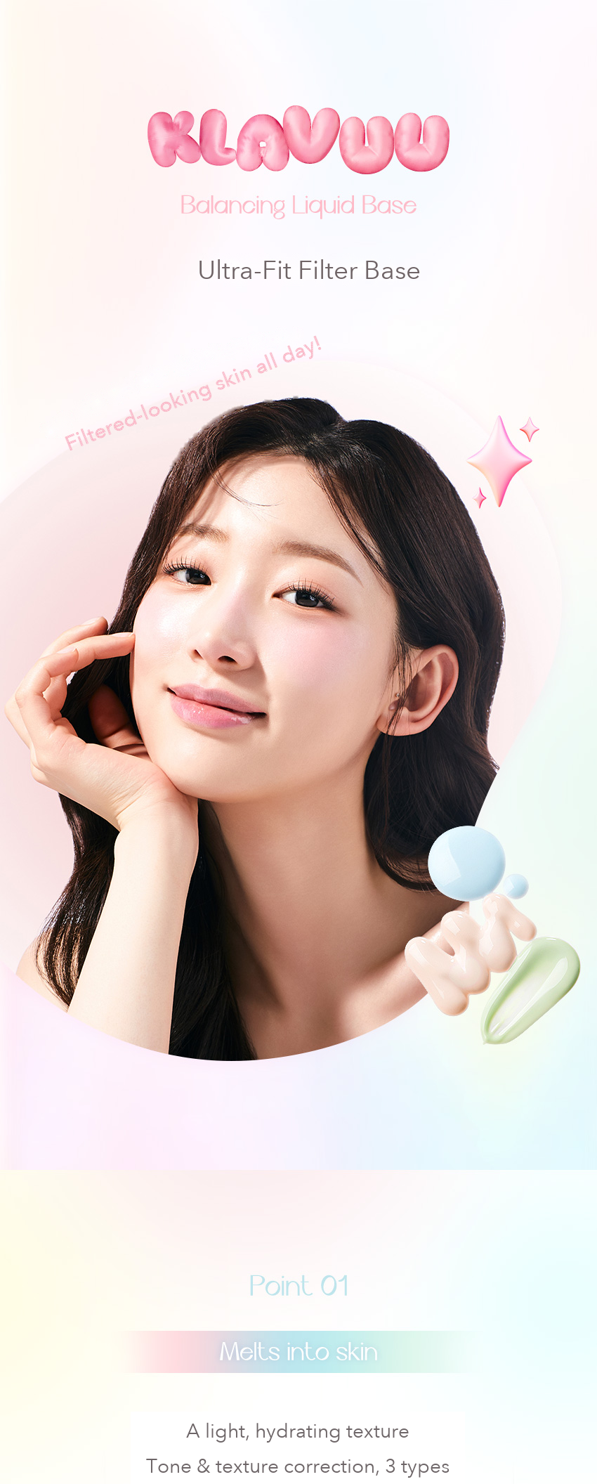 KLAVUU Balancing Liquid Tone-up Base 30ml detail 01