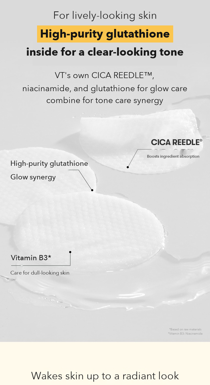 VT Reedle Shot Facial Radiance Glutathione Essence Pad 8 Pads detail 03