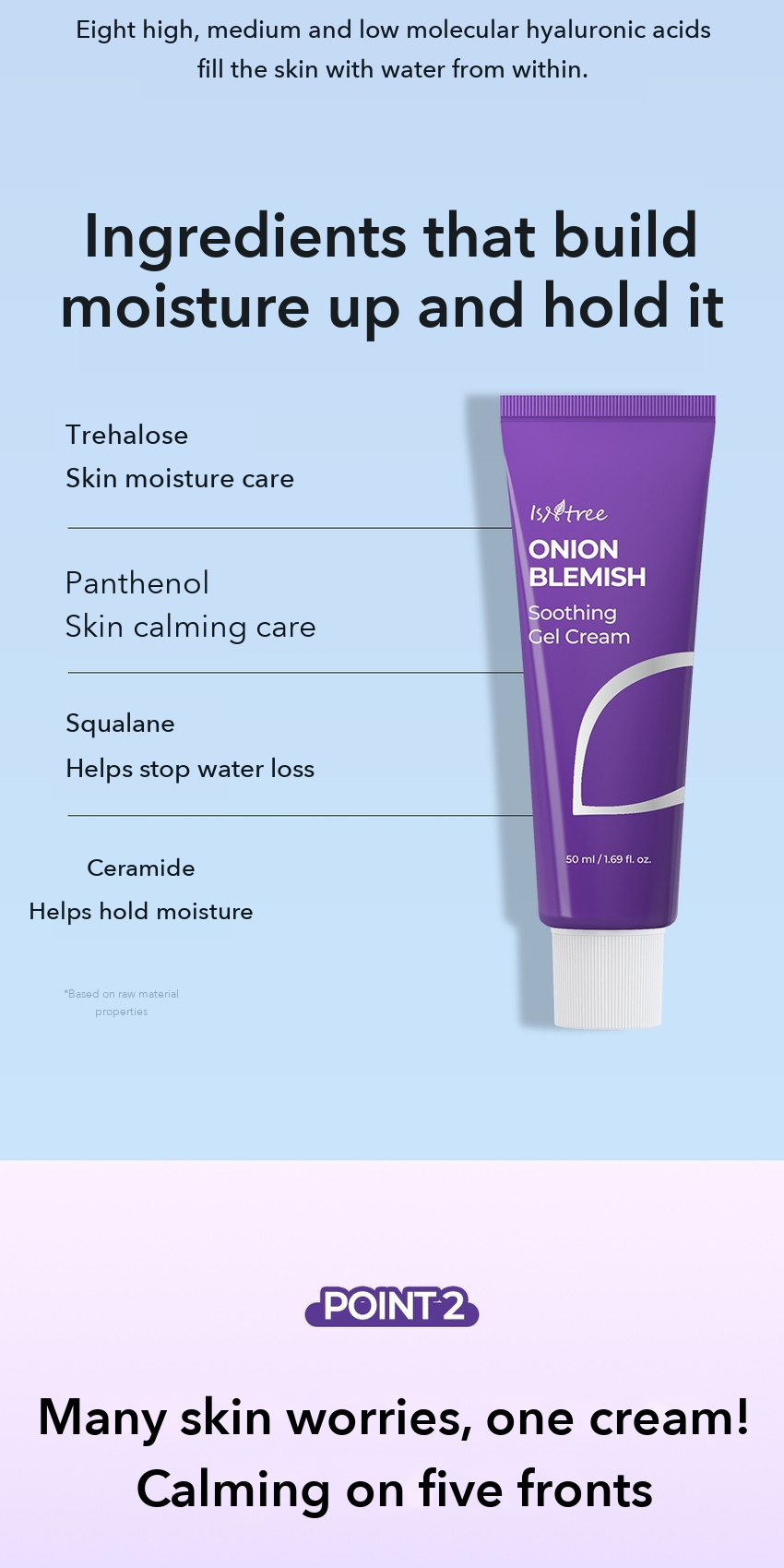Isntree Onion Blemish Soothing Gel Cream detail 5