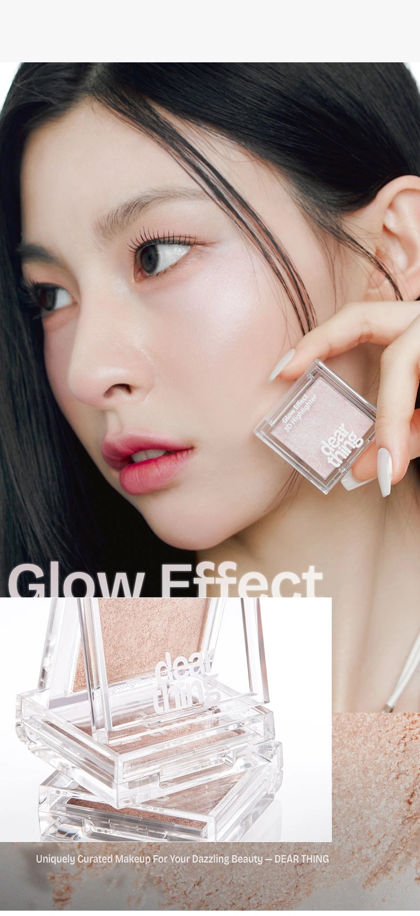 MILKTOUCH Dear Thing Glow Effect 3D Highlighter detail 03