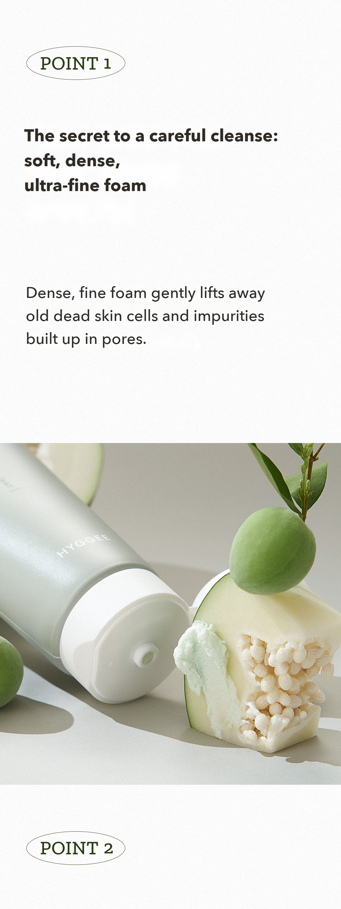HYGGEE Soft Reset Green Cleansing Foam detail 5