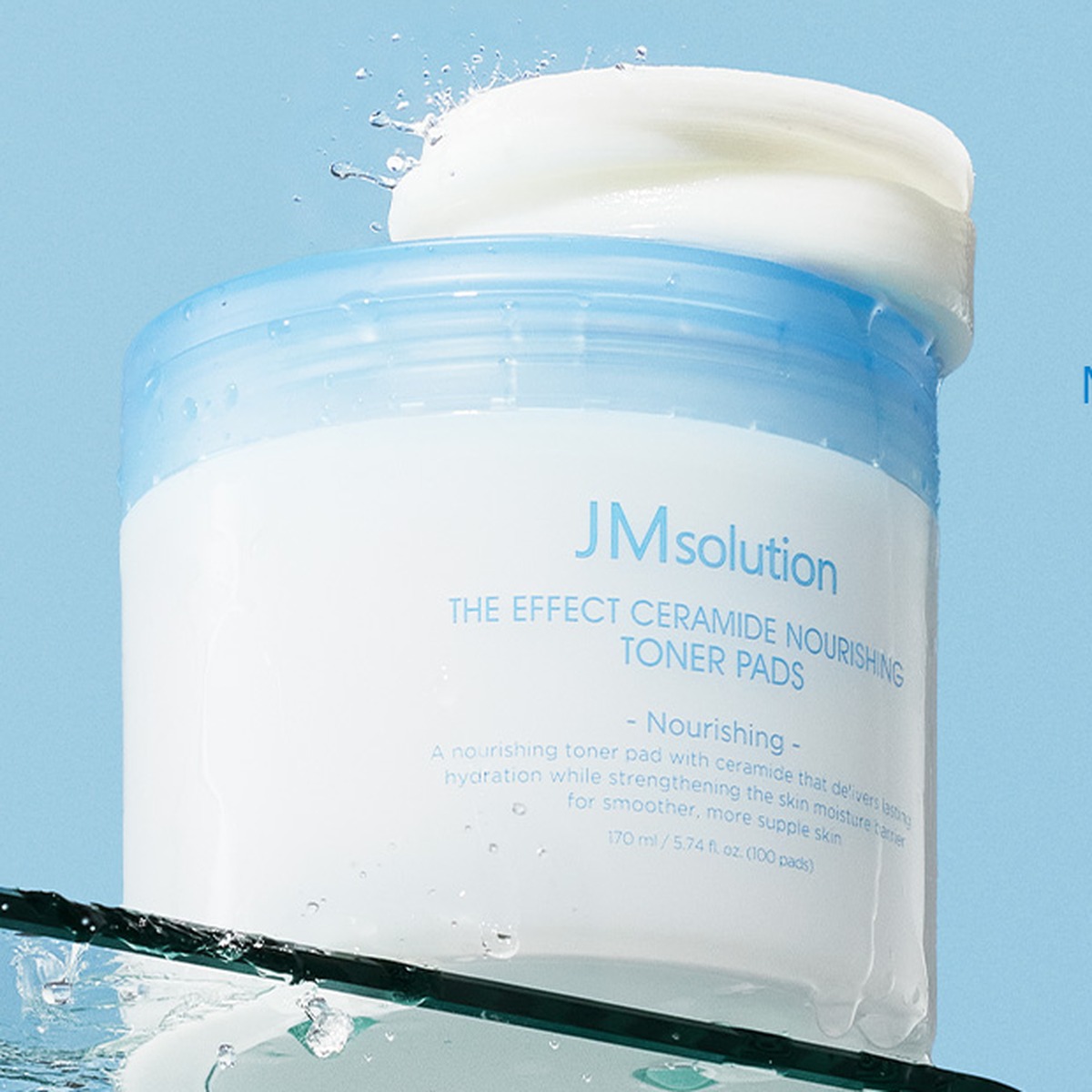 JMsolution The Effect Ceramide Nourishing Toner Pad 170ml 100 Pads