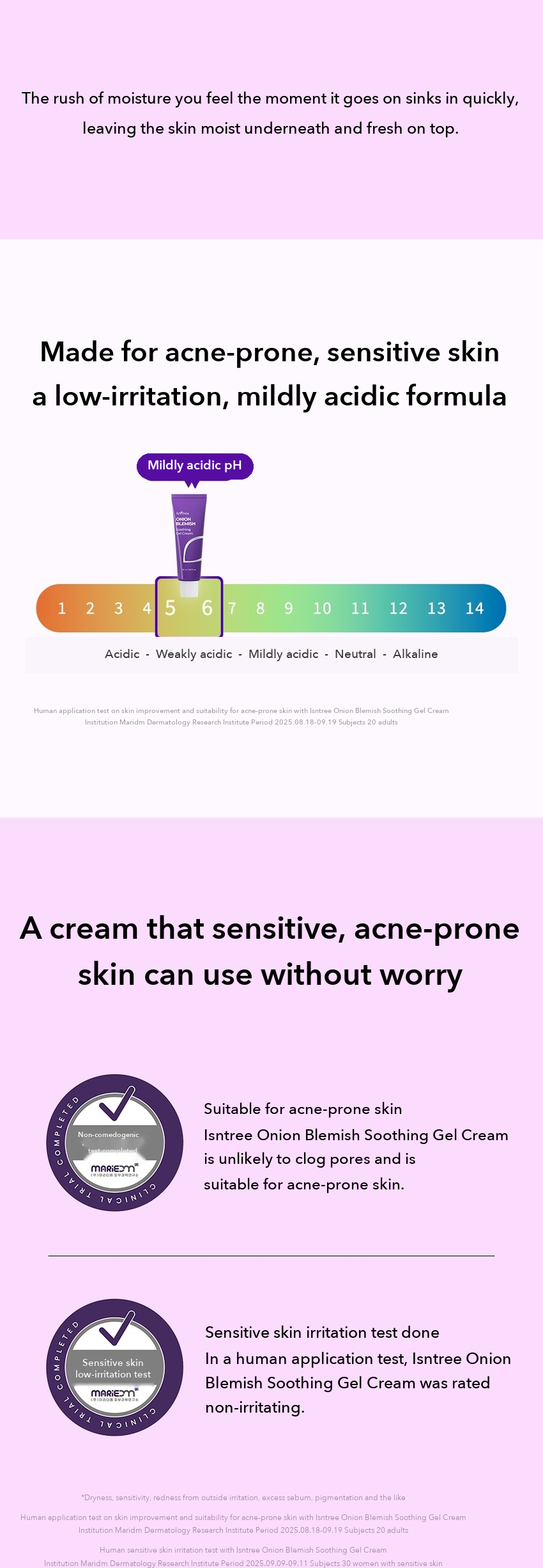 Isntree Onion Blemish Soothing Gel Cream detail 10