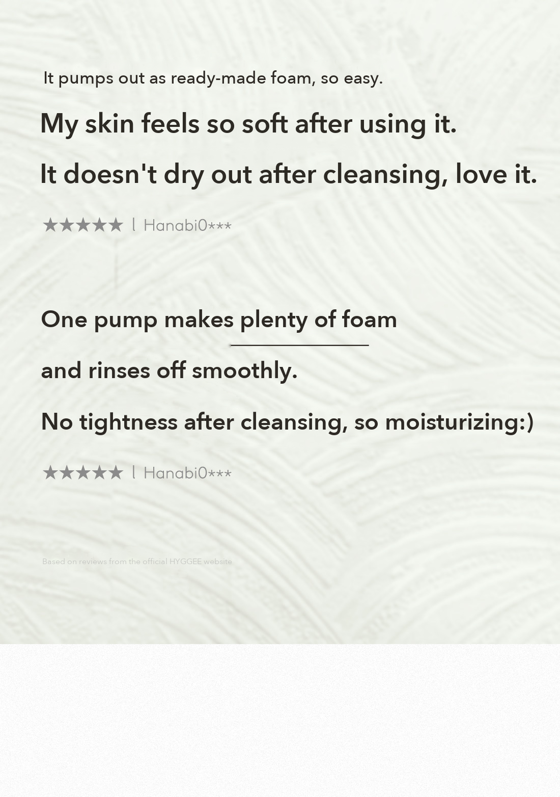 HYGGEE All-In-One Care Cleansing Foam detail 12