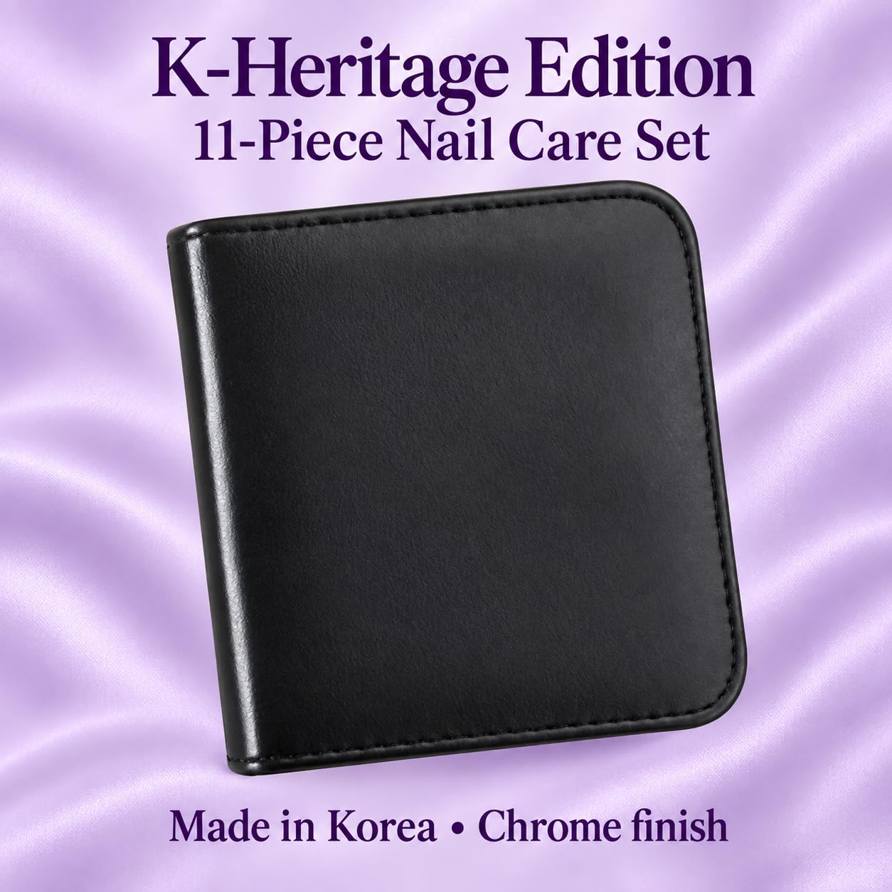 777 K-Heritage 11-Piece Nail Care Set Chrome detail 02