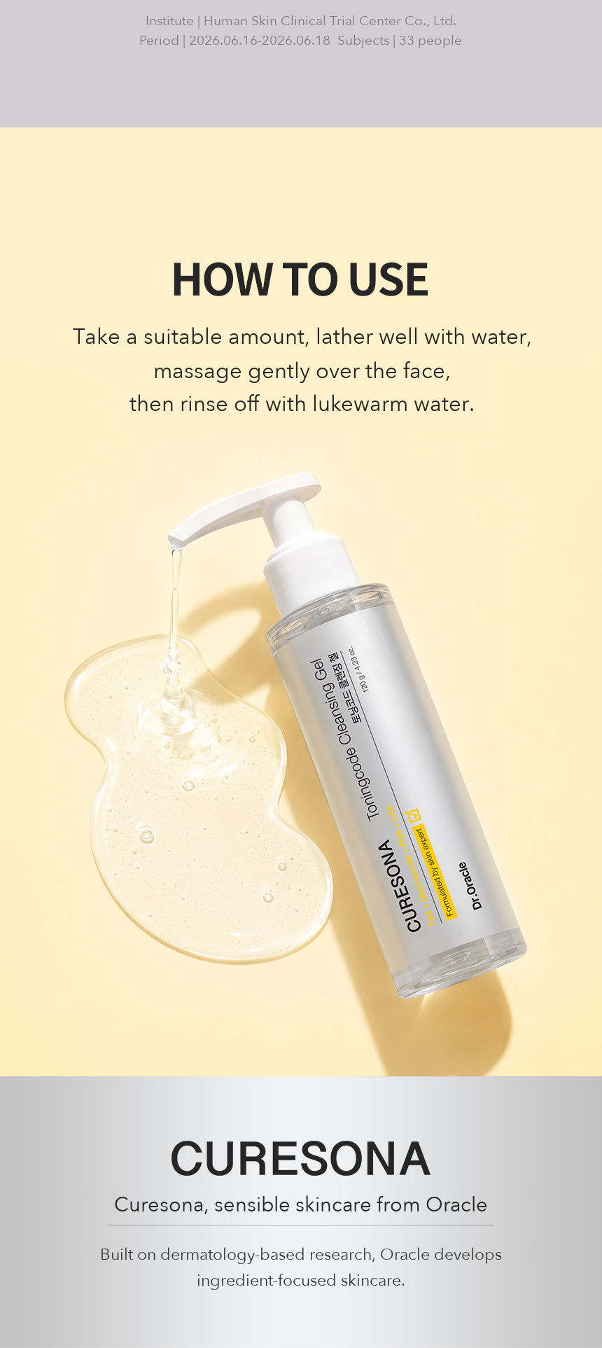 Dr.Oracle Curesona Toningcode Cleansing Gel detail 07
