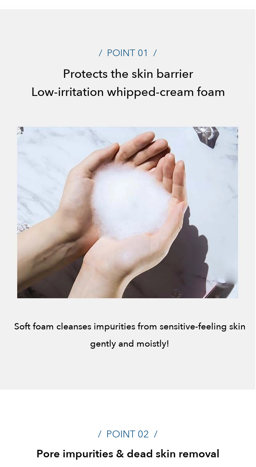 DAISO Deep Cleansing Foam detail 02