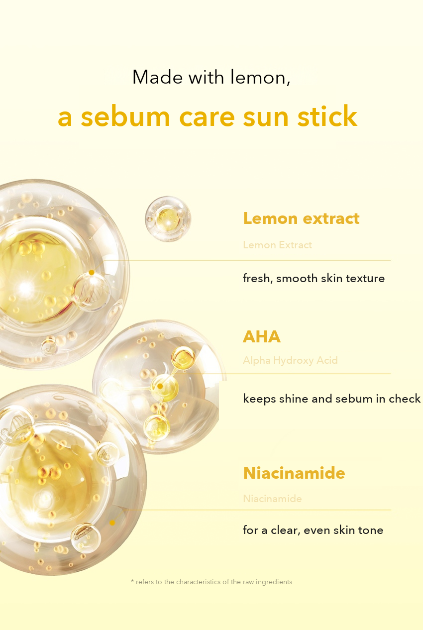 MOMMY CARE Lemon No-Sebum Sun Stick detail 09