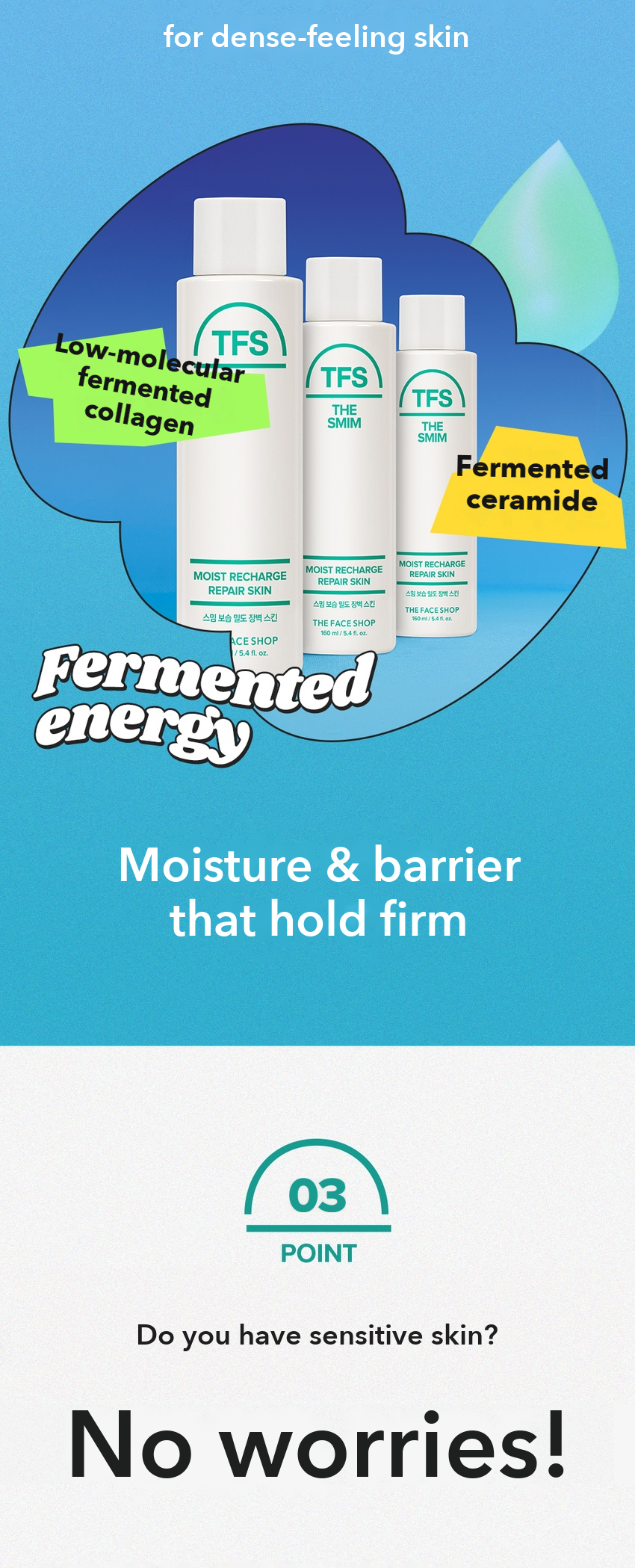THE FACE SHOP The Smim Moist Recharge Repair Skin detail 07