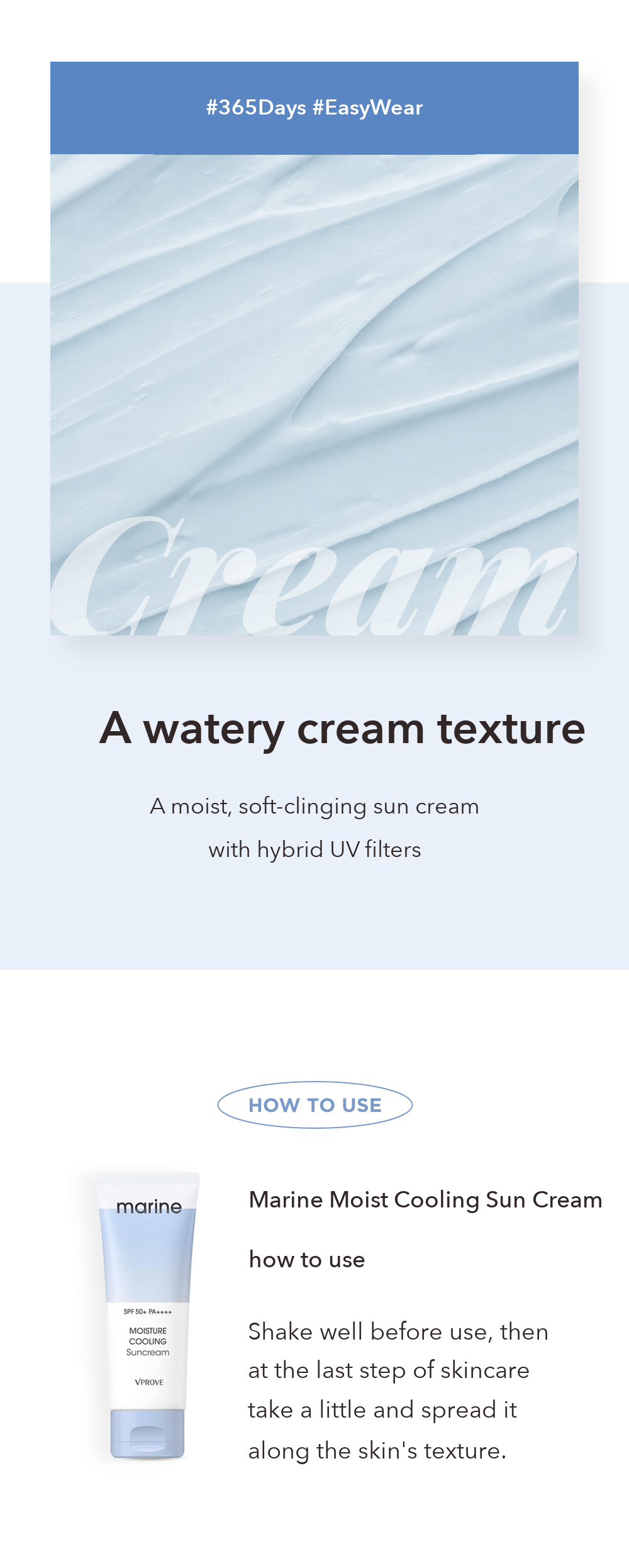 VPROVE Marine Moist Cooling Sun Cream detail 06