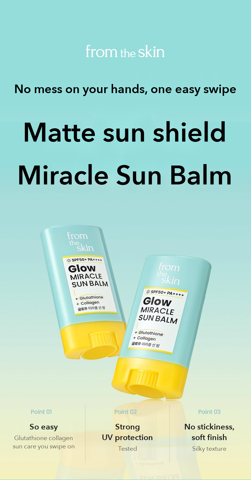 From The Skin Glow Miracle Sun Balm detail 01