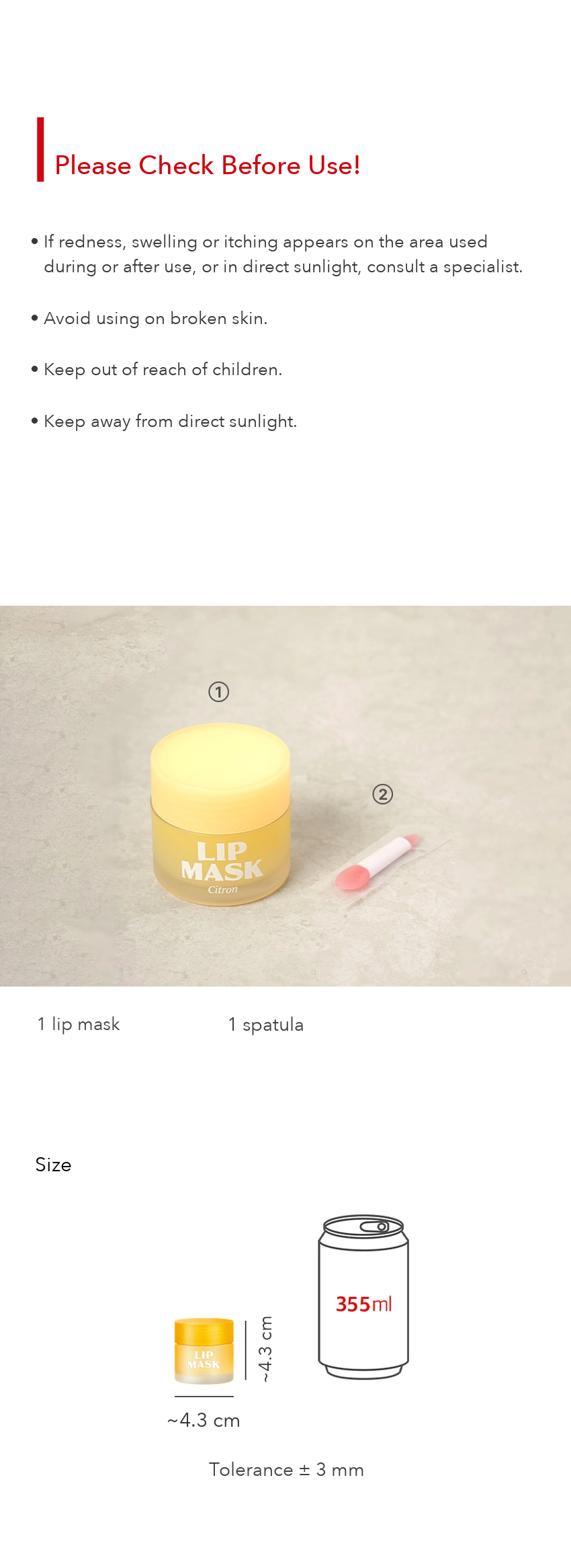 DAISO Lip Sleeping Mask Yuja detail 03