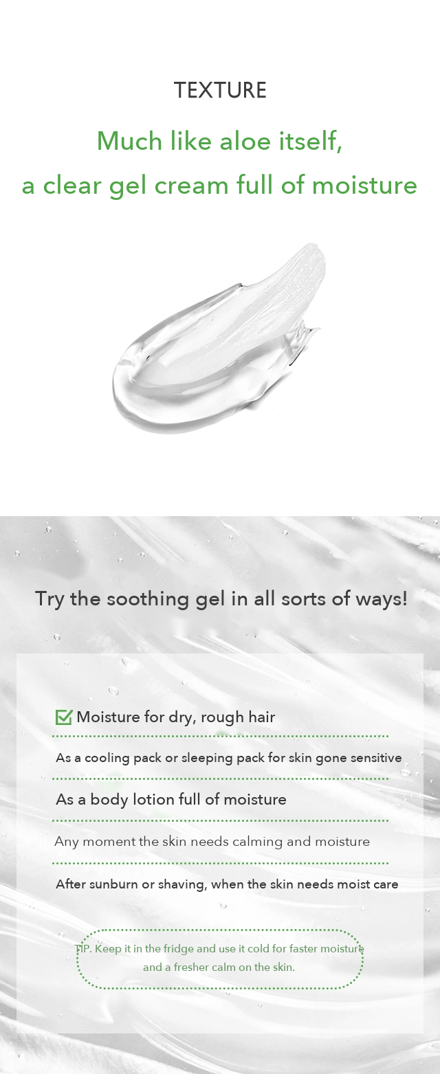 Fruits Nara Aloe Vera Moisture Aqua Soothing Gel 300ml detail 5