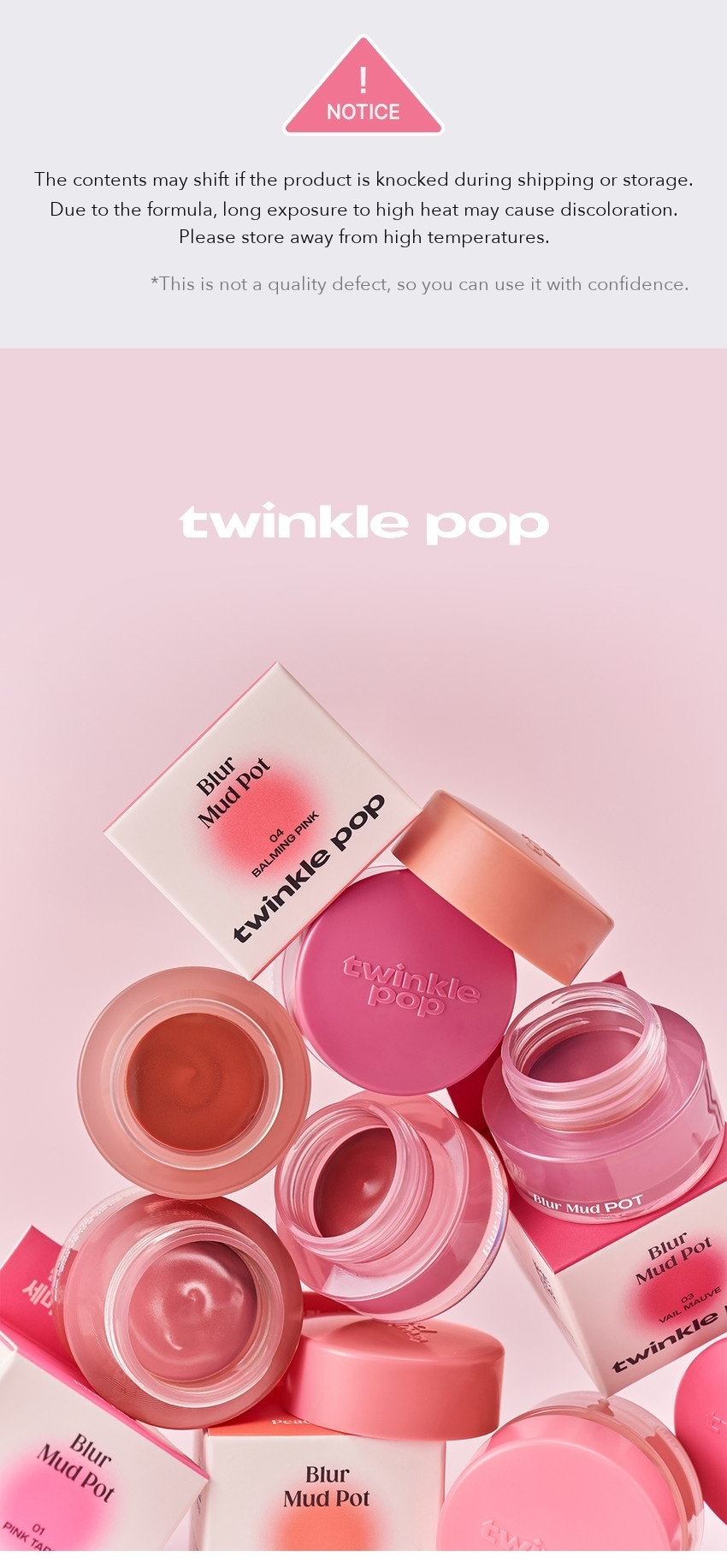 TWINKLE POP Blur Mud Pot by CLIO detail 09