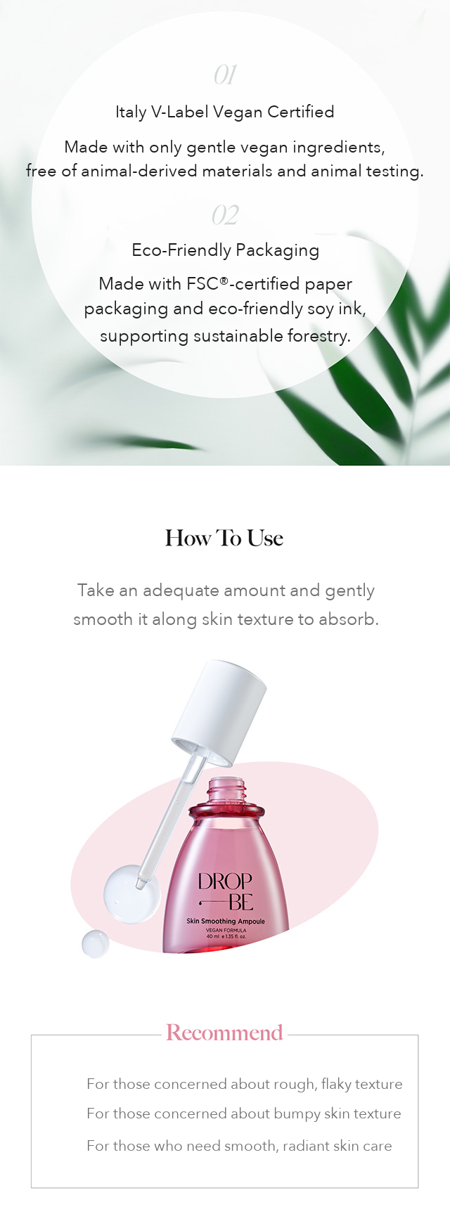 DROP BE Skin Smoothing Ampoule detail 5