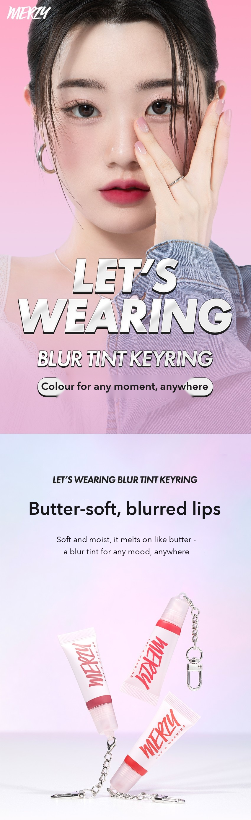 MERZY Let's Wearing Blur Tint Keyring detail 01