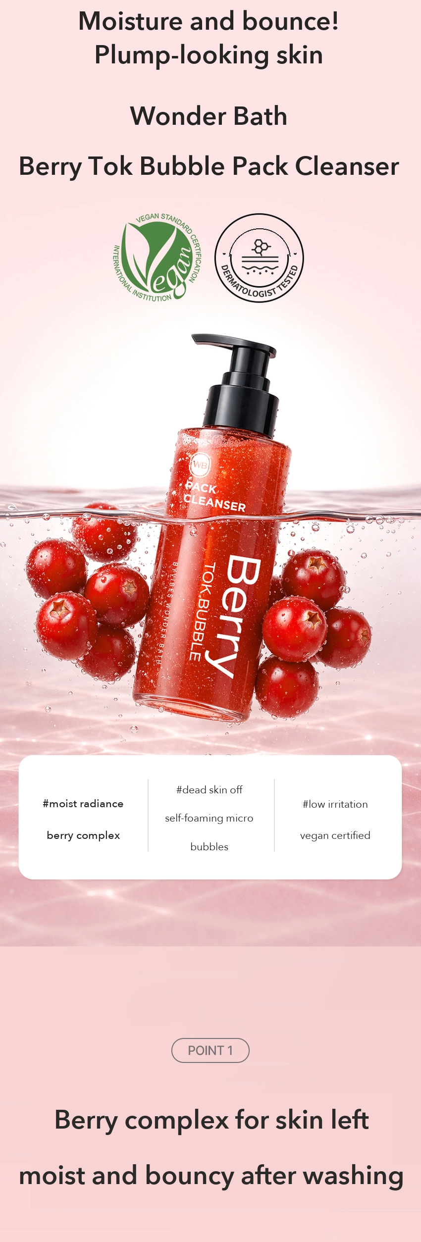 Wonder Bath Berry Tok Bubble Pack Cleanser detail 3