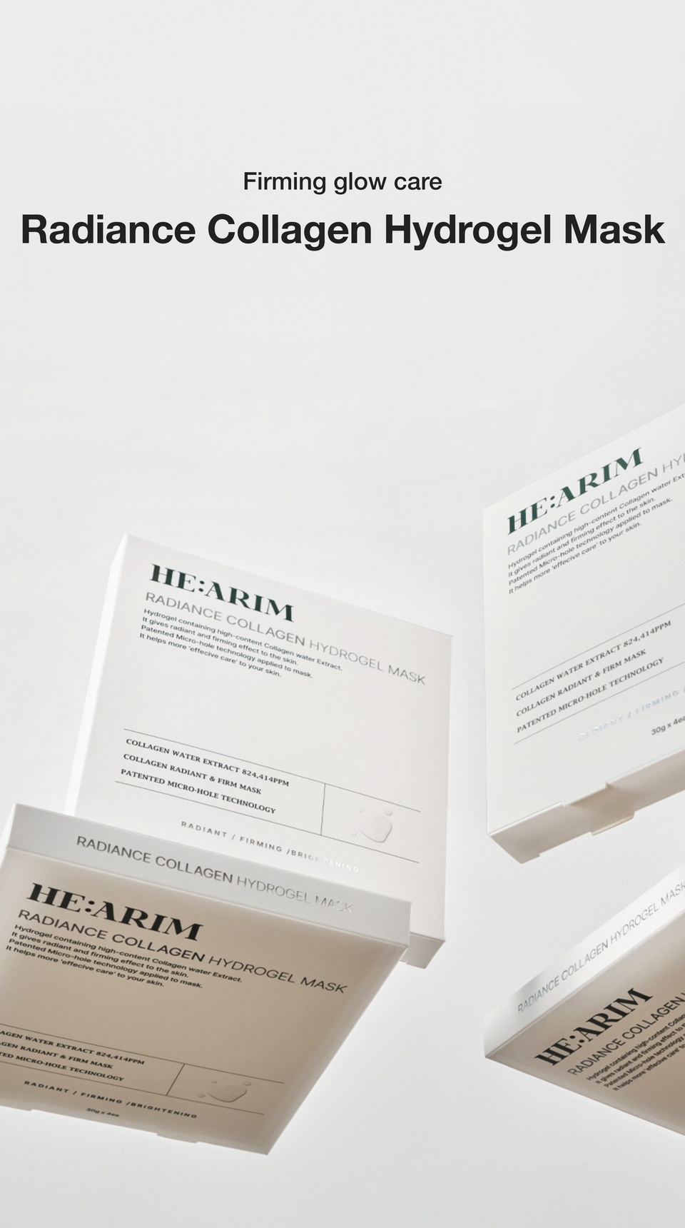 HE:ARIM Radiance Collagen Hydrogel Mask detail 5
