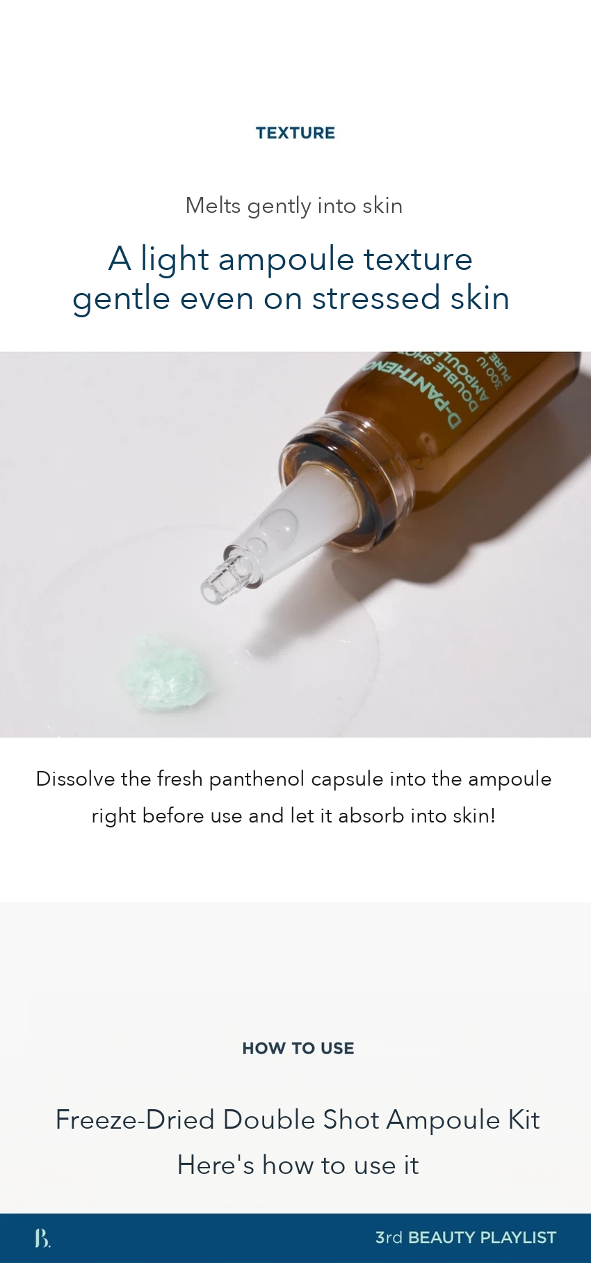 BONCEPT Dexpanthenol Freeze-Dried Double Shot Ampoule Kit detail 10